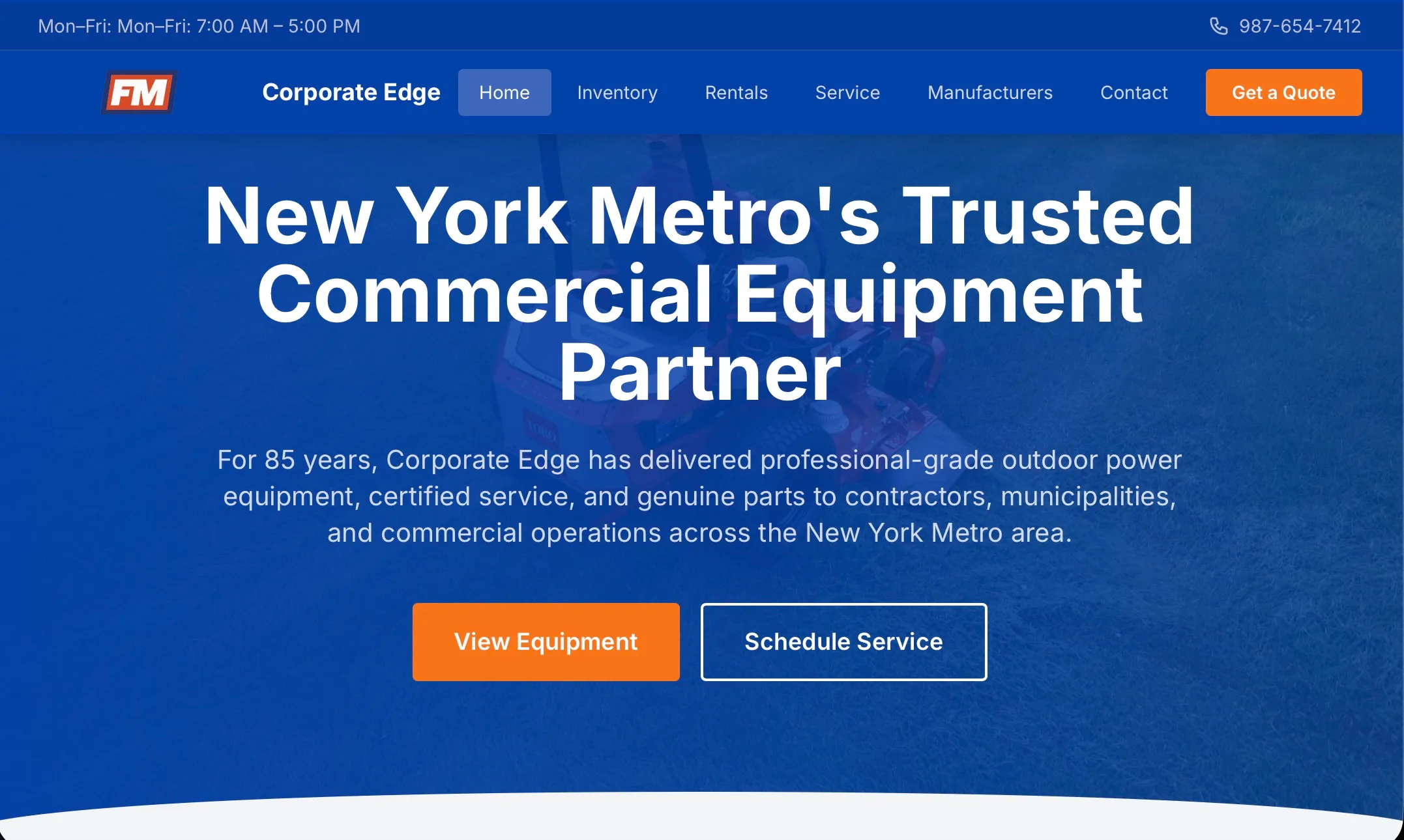 Corporate Edge template preview